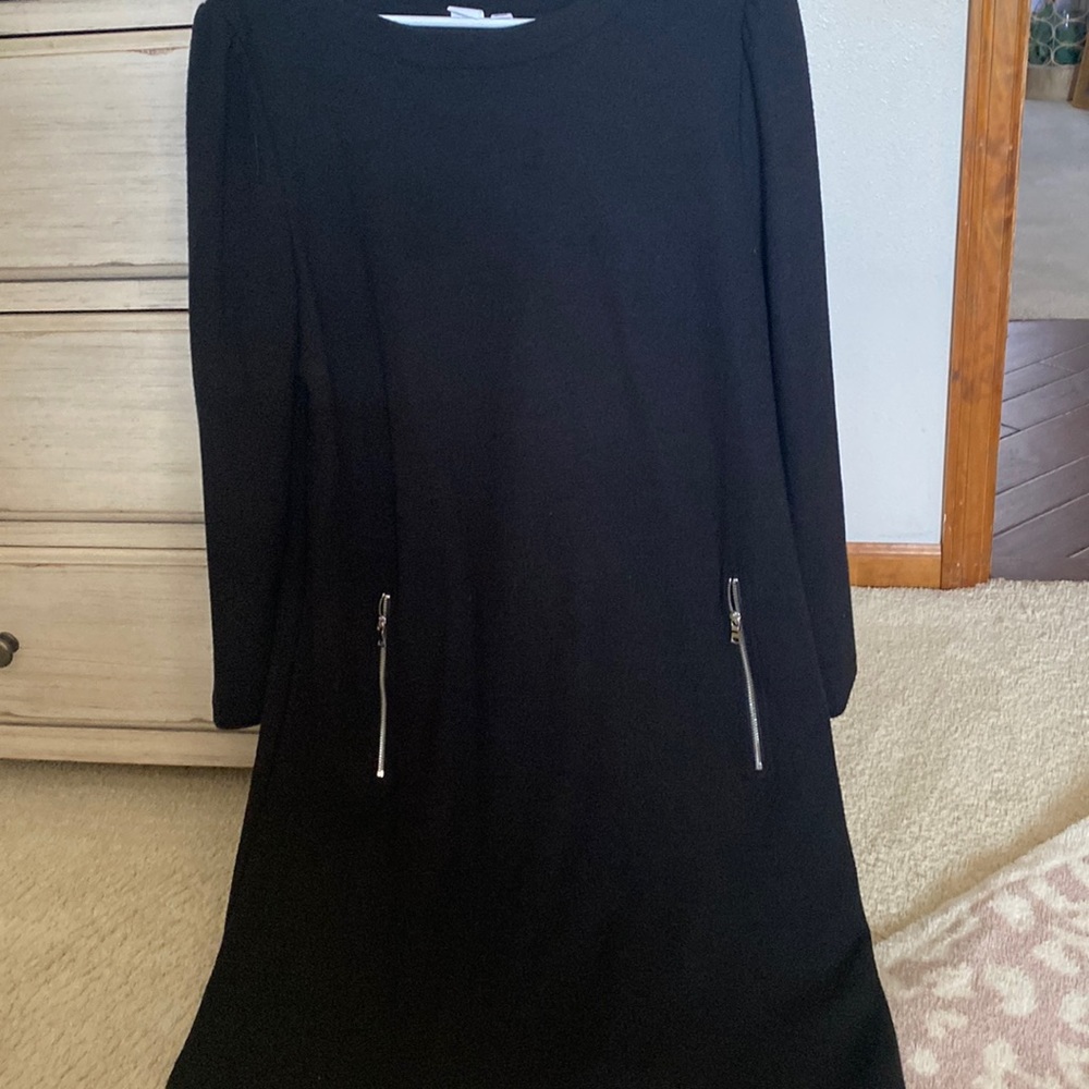 Gap black knit dress